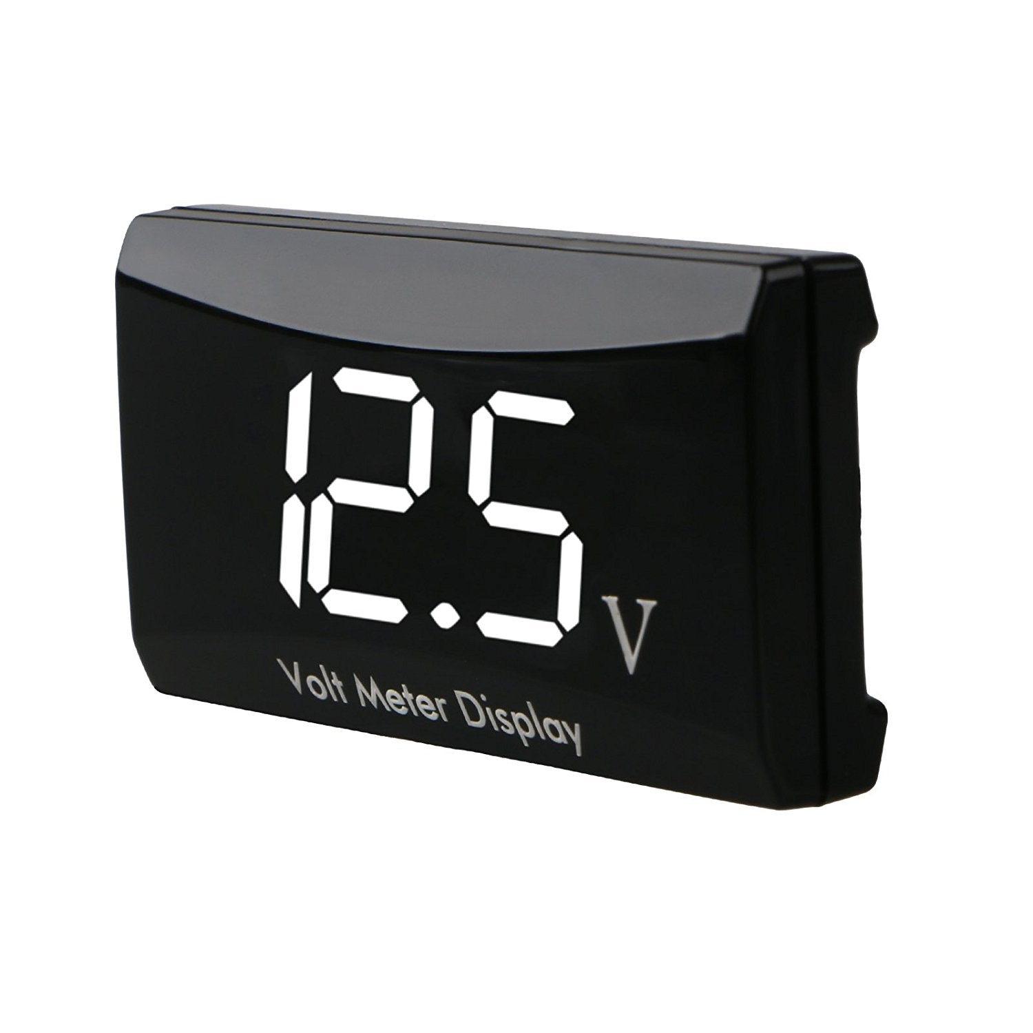 LinkStyle Car Digital Voltmeter, Waterproof DC 12V LED Digital Display