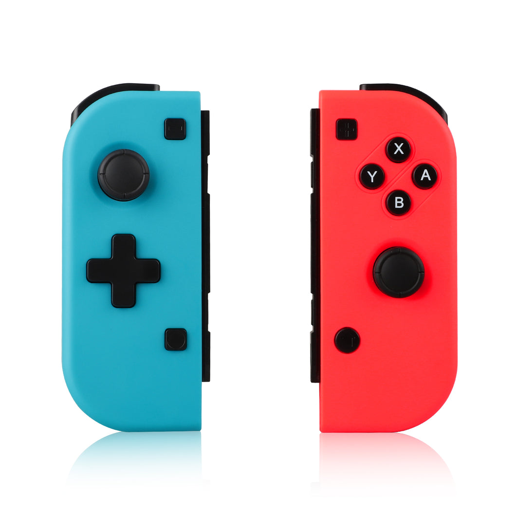 Linkstyle Wireless Switch Joy Pad Controllers L/R Compatible with Nintendo Switch Console as a Controller Replacement-Red/Blue