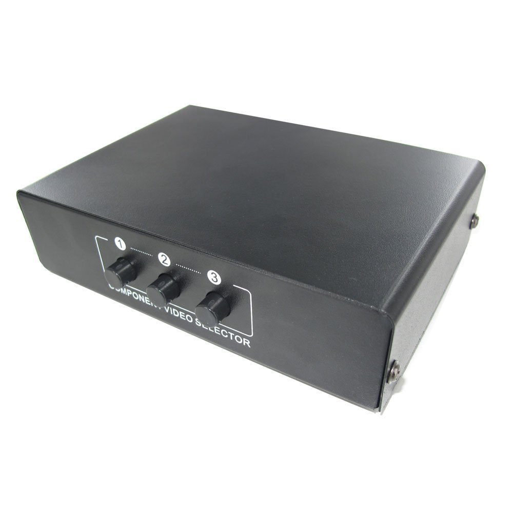 3 Port Component AV Video Switch Box Hub – Linkstyle.com
