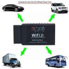 ELM327 WIFI OBD2 OBDII Auto Car Diagnostic Scan Tool Scanner Adapter Reader Scan Code Tester Engine Light Diagnostic Tool for Smartphone / PC / iOS / iPhone/ iPad/ iTouch /Mac