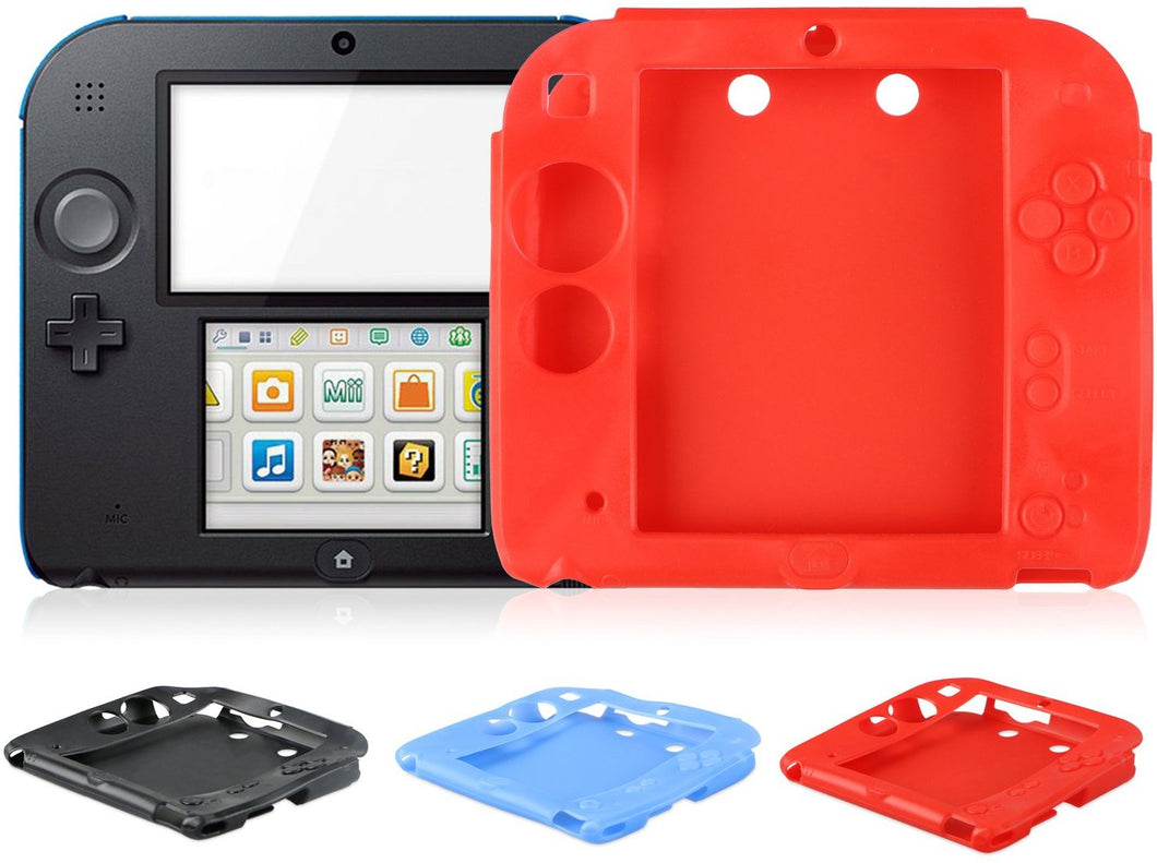 Silicone Rubber Gel Skin Case Cover for Nintendo 2DS