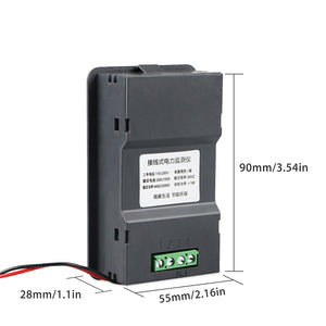 LinkStyle AC 110V-250V 100A LCD Digital Current Volt Watt Power Energy Frequency Meter Kwh Ammeter Voltmeter With Shunt