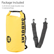 10L Outdoor Waterproof Canoe Backpack Dry Bag